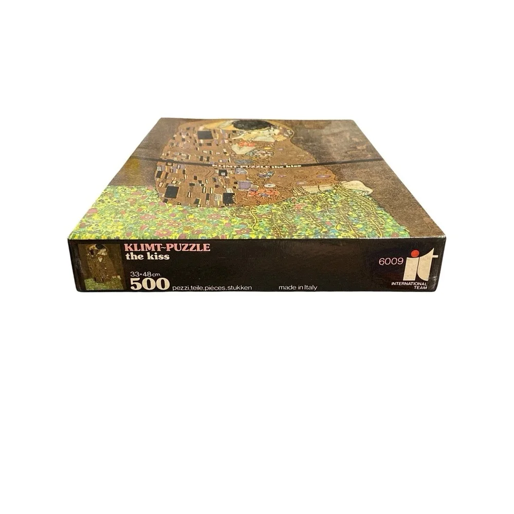 Gustav Klimt The Kiss 500 Piece Jigsaw Puzzle Made in Italy New Sealed Inner Bag